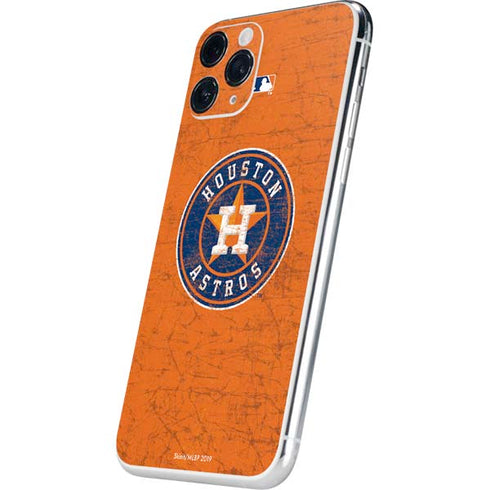 MLB Houston Astros Distressed iPhone 11 Pro Skin
