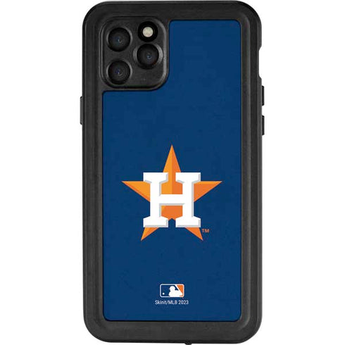 MLB Houston Astros Distressed iPhone 11 Pro Waterproof Case