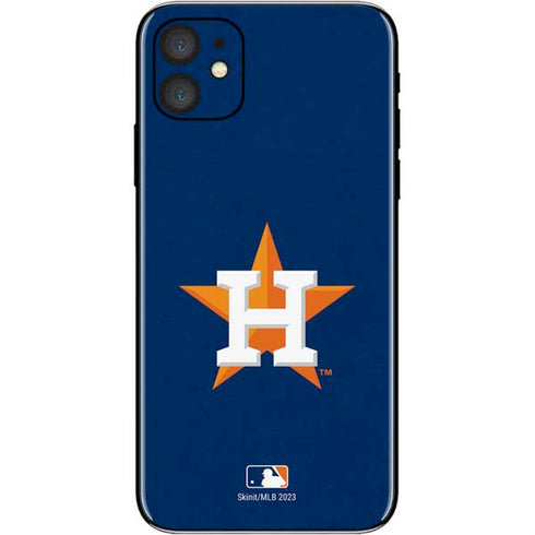 MLB Houston Astros Distressed iPhone 11 Skin