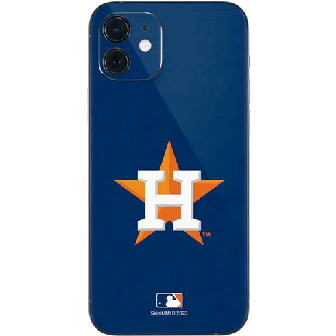 MLB Houston Astros Distressed iPhone 12 Mini Skin