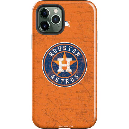 MLB Houston Astros Distressed iPhone 12 Pro Max Impact Case
