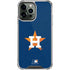 MLB Houston Astros Distressed iPhone 13 Pro Max Clear Case