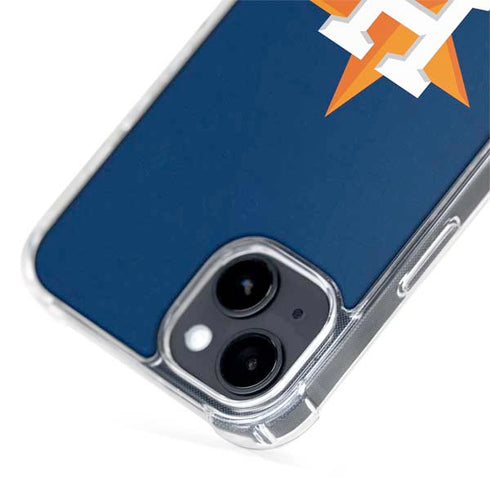 MLB Houston Astros Distressed iPhone 15 Plus MagSafe Case