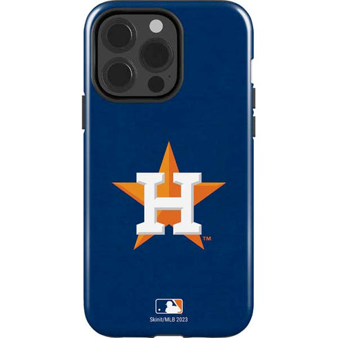 MLB Houston Astros Distressed iPhone 15 Pro Impact Case