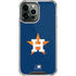 MLB Houston Astros Distressed iPhone 14 Pro Max Clear Case
