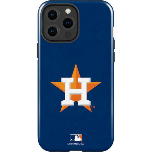 MLB Houston Astros Distressed iPhone 15 Pro Max Impact Case
