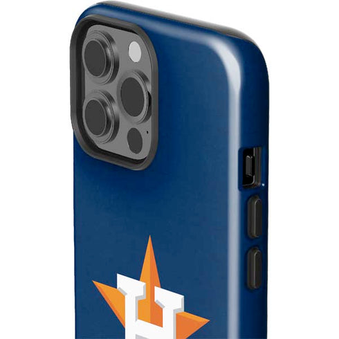 MLB Houston Astros Distressed iPhone 15 Pro Max Impact Case