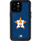 MLB Houston Astros Distressed iPhone 14 Pro Max Waterproof Case