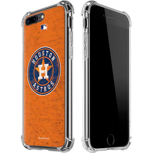 MLB Houston Astros Distressed iPhone 7/8 Plus Clear Case