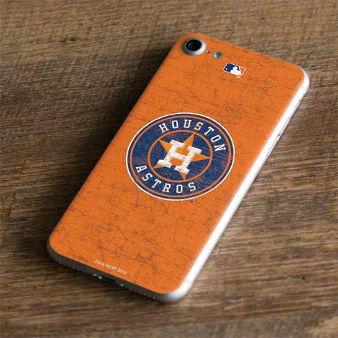 MLB Houston Astros Distressed iPhone 7 Skin