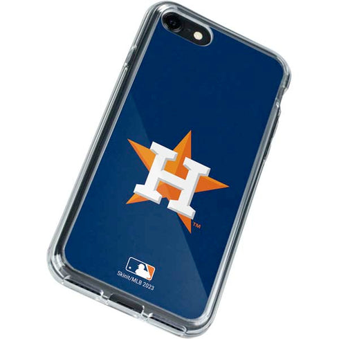 MLB Houston Astros Distressed iPhone SE (2nd & 3rd Gen) Clear Case