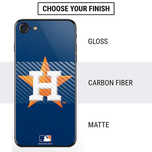 MLB Houston Astros Distressed iPhone SE (2nd & 3rd Gen) Skin