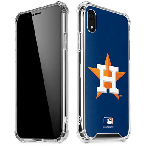 MLB Houston Astros Distressed iPhone XR Clear Case