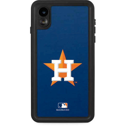 MLB Houston Astros Distressed iPhone XR Waterproof Case