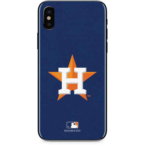 MLB Houston Astros Distressed iPhone XS Skin