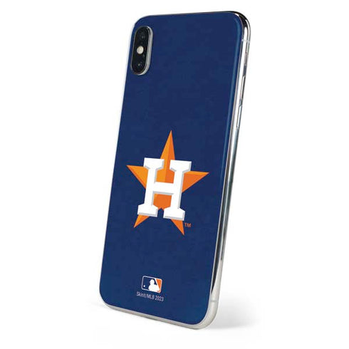 MLB Houston Astros Distressed iPhone XS Skin