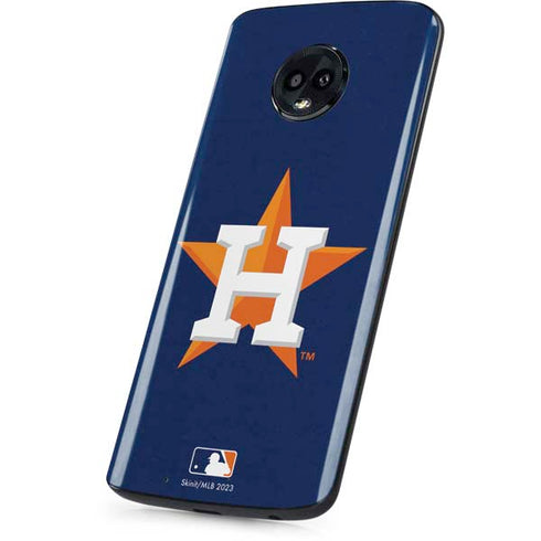 MLB Houston Astros Distressed Moto G6 Skin
