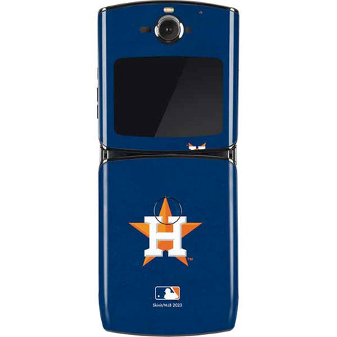 MLB Houston Astros Distressed Motorola RAZR Skin