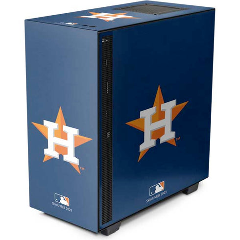 MLB Houston Astros Distressed NZXT H510 Compact ATX Mid-Tower Case Skin
