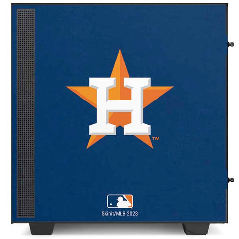 MLB Houston Astros Distressed NZXT H510 Compact ATX Mid-Tower Case Skin