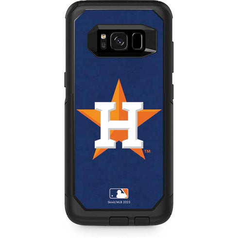 MLB Houston Astros Distressed Otterbox Commuter Galaxy Skin