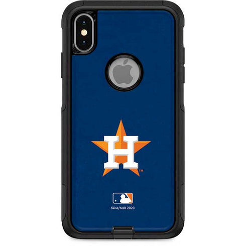 MLB Houston Astros Distressed Otterbox Commuter iPhone Skin