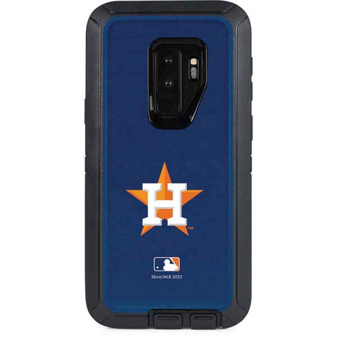 MLB Houston Astros Distressed Otterbox Defender Galaxy Skin