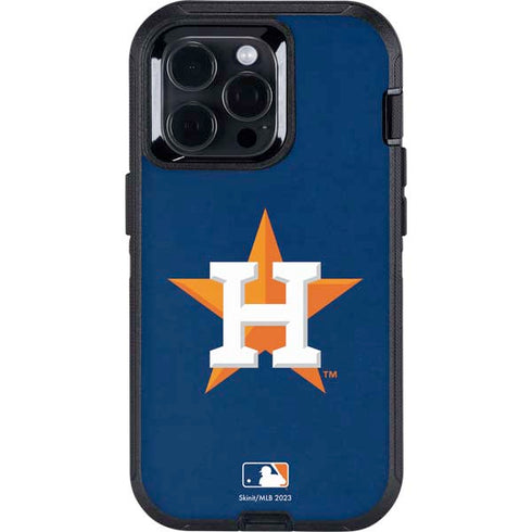 MLB Houston Astros Distressed Otterbox Defender iPhone Skin