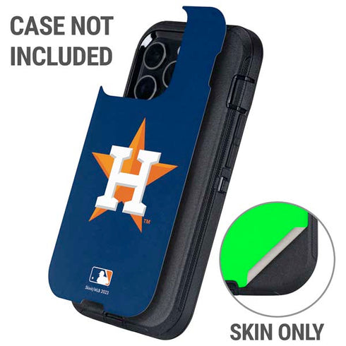 MLB Houston Astros Distressed Otterbox Defender iPhone Skin