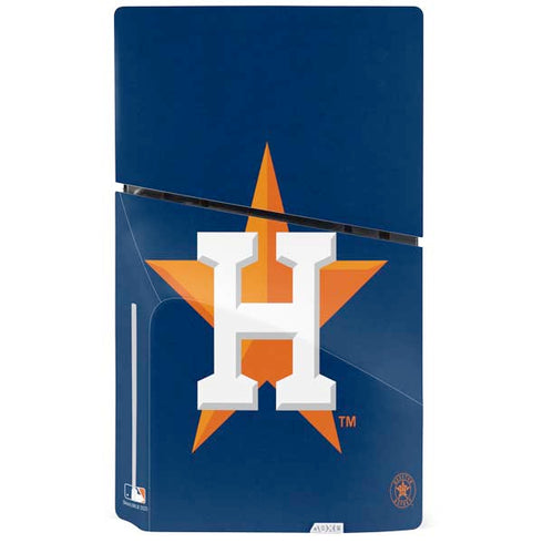 MLB Houston Astros Distressed PS5 Slim Disk Console Skin