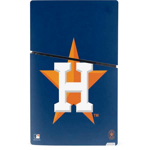MLB Houston Astros Distressed PS5 Slim Digital Edition Bundle Skin