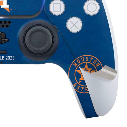 MLB Houston Astros Distressed PS5 Slim Digital Edition Bundle Skin