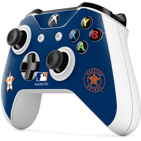 MLB Houston Astros Distressed Xbox One S All-Digital Edition Bundle Skin
