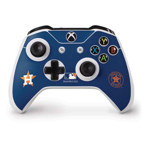 MLB Houston Astros Distressed Xbox One S Controller Skin