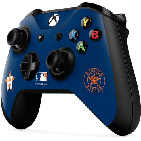 MLB Houston Astros Distressed Xbox One X Controller Skin