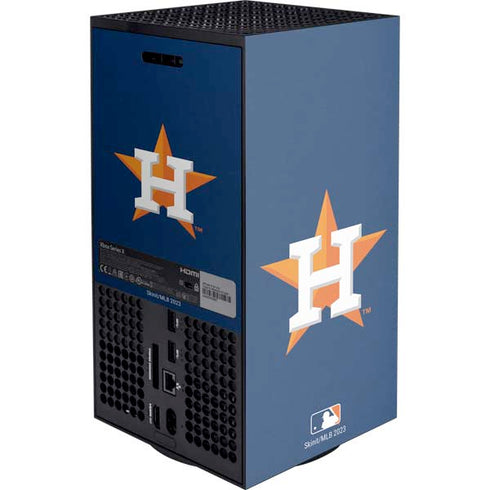 MLB Houston Astros Distressed Xbox Series X Console Skin