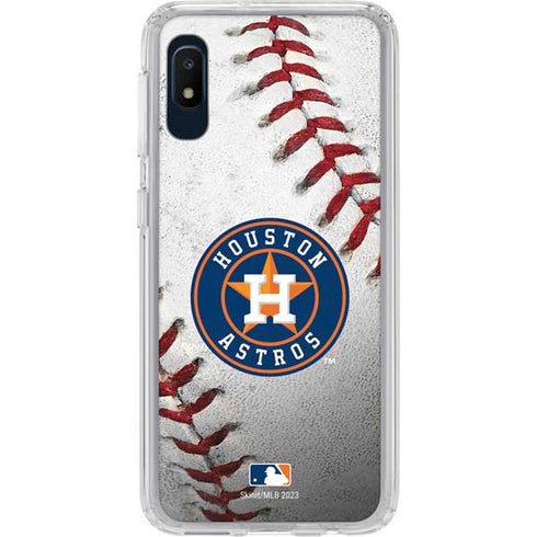 MLB Houston Astros Game Ball Galaxy A10e Clear Case