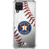 MLB Houston Astros Game Ball Galaxy A12 Clear Case