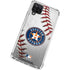 MLB Houston Astros Game Ball Galaxy A12 Clear Case