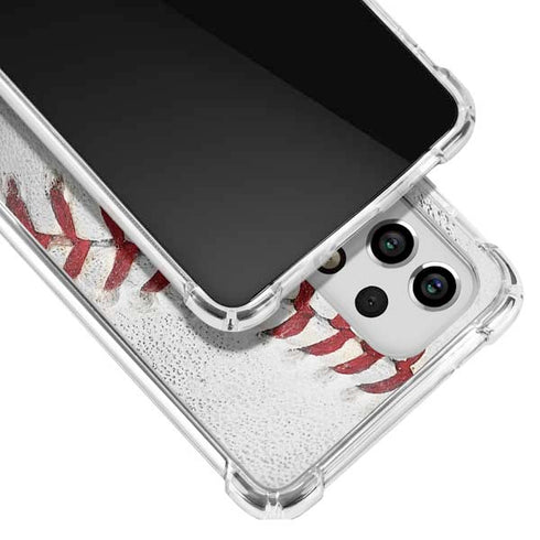 MLB Houston Astros Game Ball Galaxy A53 5G Clear Case