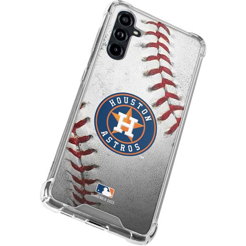 MLB Houston Astros Game Ball Galaxy A54 5G Clear Case