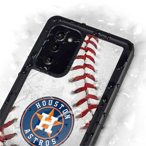 MLB Houston Astros Game Ball Galaxy Note20 5G Waterproof Case