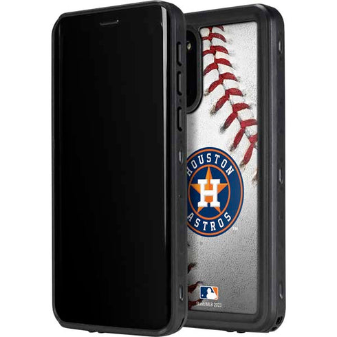 MLB Houston Astros Game Ball Galaxy S20 Plus Waterproof Case