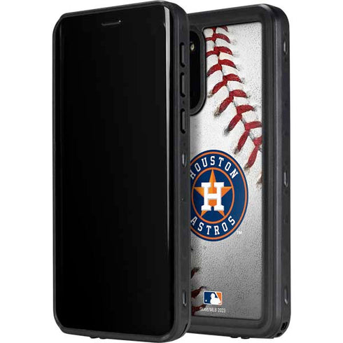 MLB Houston Astros Game Ball Galaxy S20 Waterproof Case