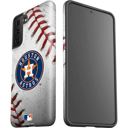 MLB Houston Astros Game Ball Galaxy S21 FE Pro Case
