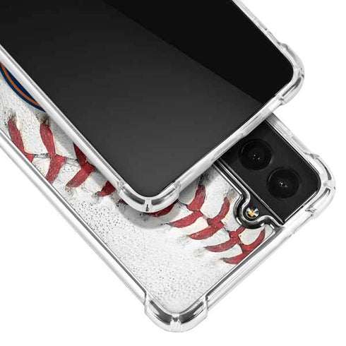 MLB Houston Astros Game Ball Galaxy S21 Plus 5G Clear Case