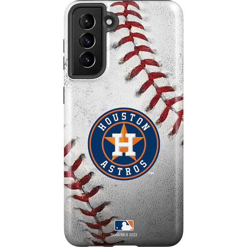 MLB Houston Astros Game Ball Galaxy S21 Plus 5G Pro Case