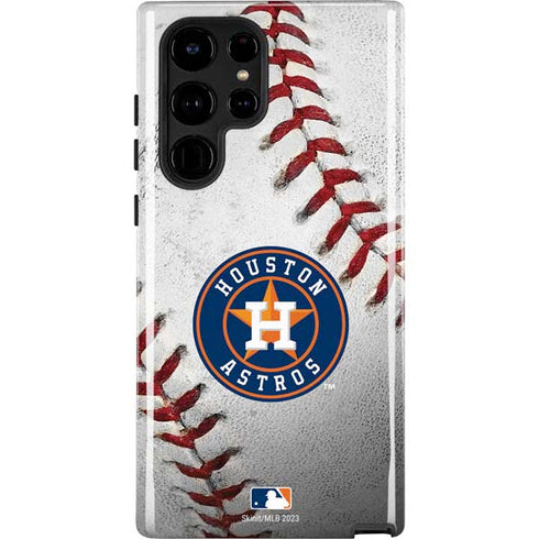 MLB Houston Astros Game Ball Galaxy S22 Ultra Pro Case