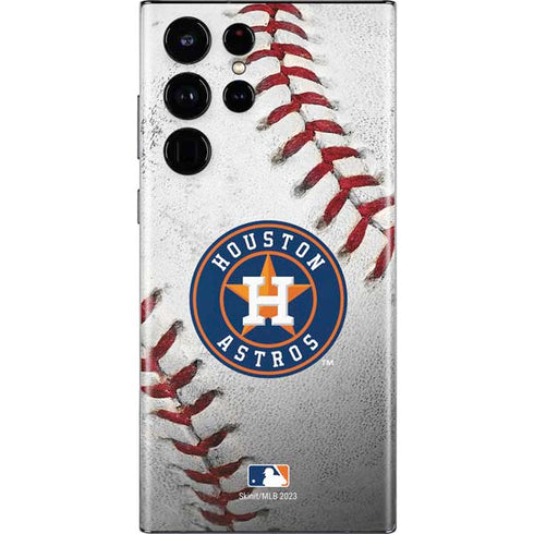 MLB Houston Astros Game Ball Galaxy S22 Ultra Skin