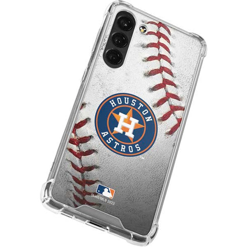 MLB Houston Astros Game Ball Galaxy S23 Plus Clear Case